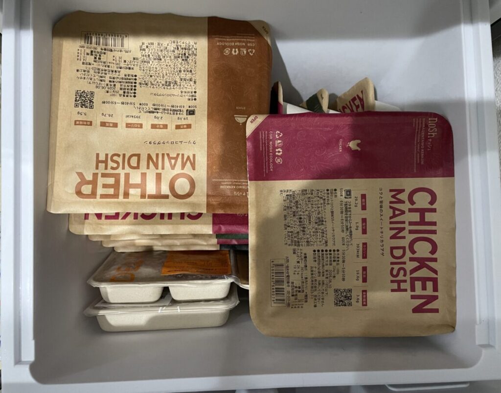 宅食サービスの冷凍庫保管状況の比較2